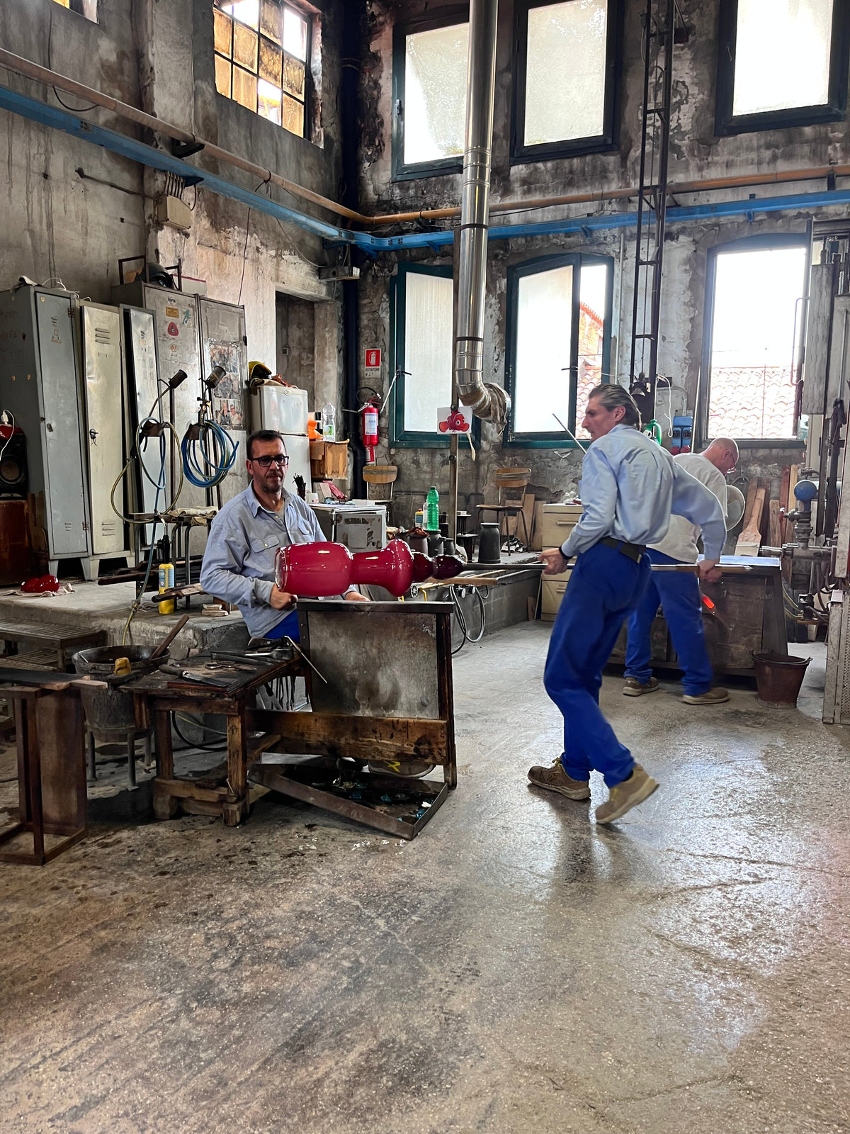 Inside the Green Wolf Workshop: How a Cordless Murano Lamp Is Made