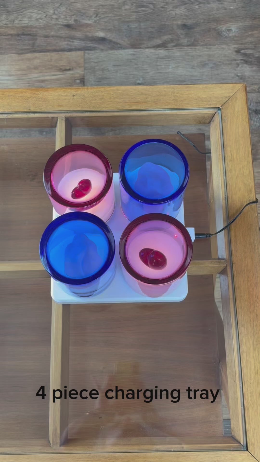 4 Piece Induction Charging Tray